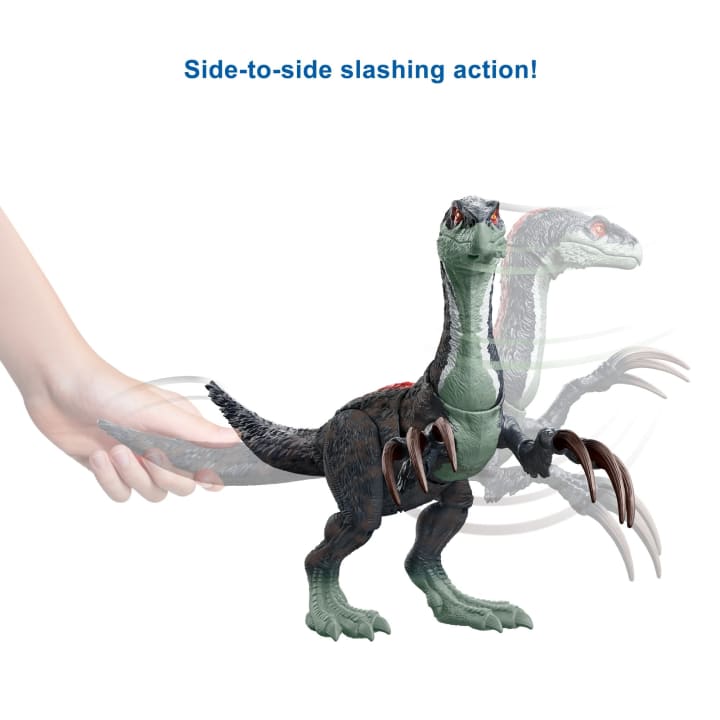 Buy Jurassic World Dominion Dinosaur Figure Sound Slashin therizinosaurus | Yallatoys.com