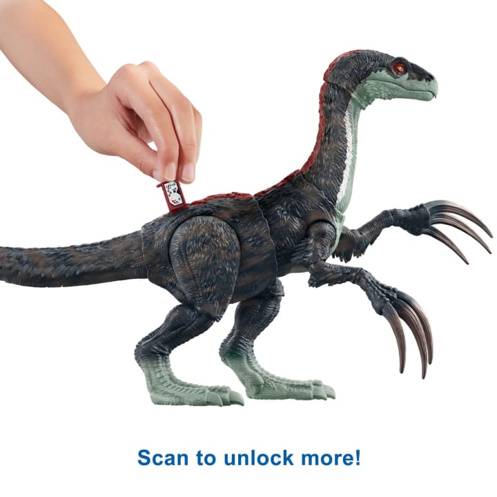 Buy Jurassic World Dominion Dinosaur Figure Sound Slashin therizinosaurus | Yallatoys.com