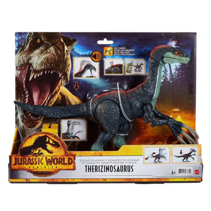 Buy Jurassic World Dominion Dinosaur Figure Sound Slashin therizinosaurus | Yallatoys.com