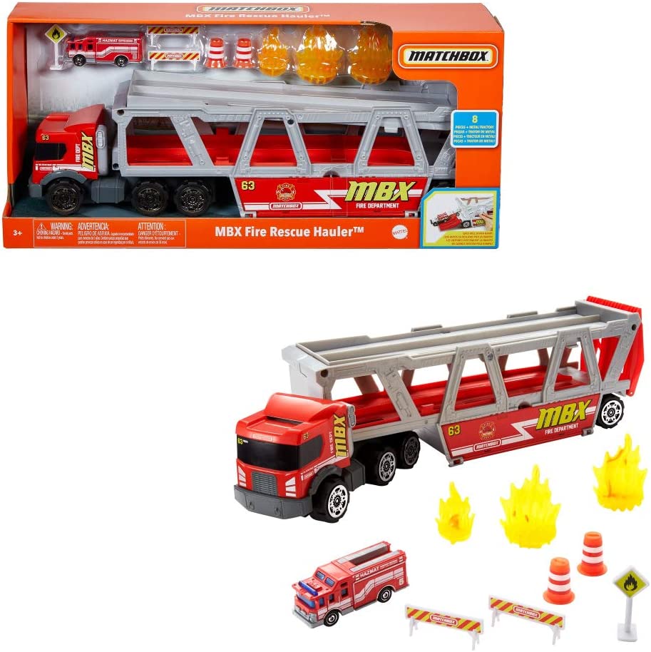 Buy Matchbox Fire Rescue Hauler | Yallatoys.com
