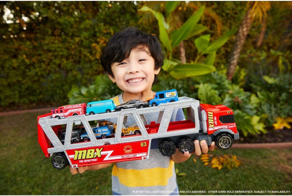 Buy Matchbox Fire Rescue Hauler | Yallatoys.com