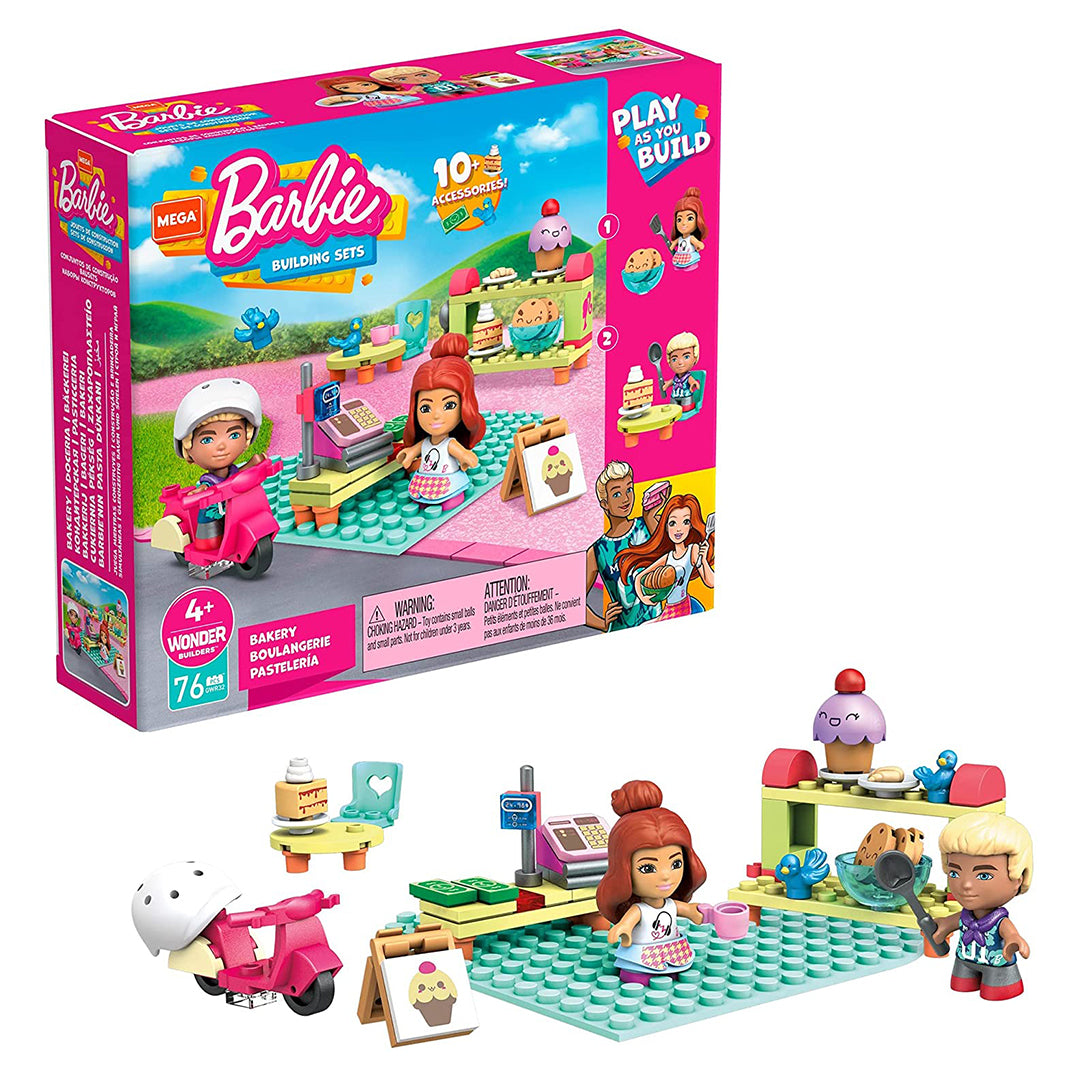 Buy Barbie Mega Construx Location Building Sets Bakery | Yallatoys.com