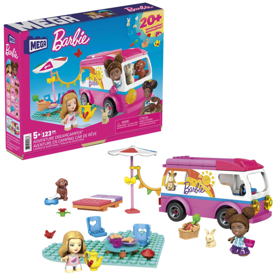 Buy Barbie Adventure Dreamcamper Building Set 123pieces | Yallatoys.com