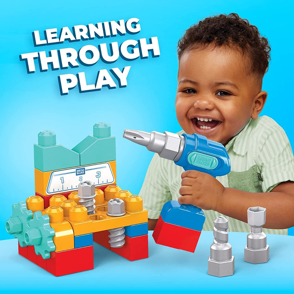 Buy Mattel Mega Blocks Lil Building Drill Set | Yallatoys.com