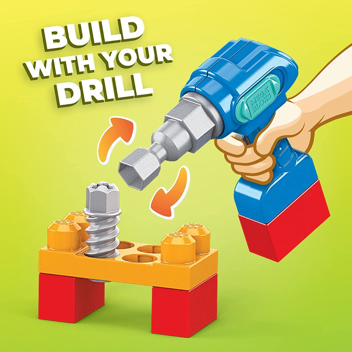 Buy Mattel Mega Blocks Lil Building Drill Set | Yallatoys.com