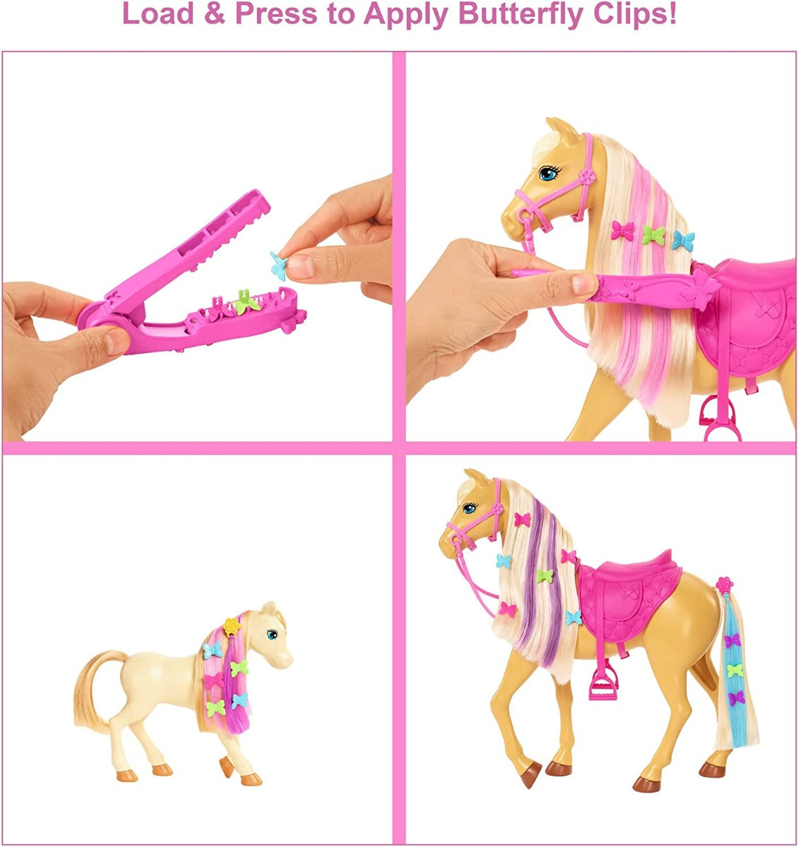 Buy Barbie Groom N Care Doll Horses and Playset | Yallatoys.com