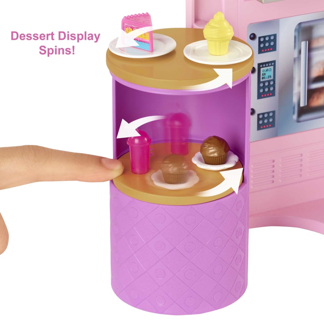 Buy Barbie Cook N Grill Restaurant Playset With More Than 30 Pieces | Yallatoys.com