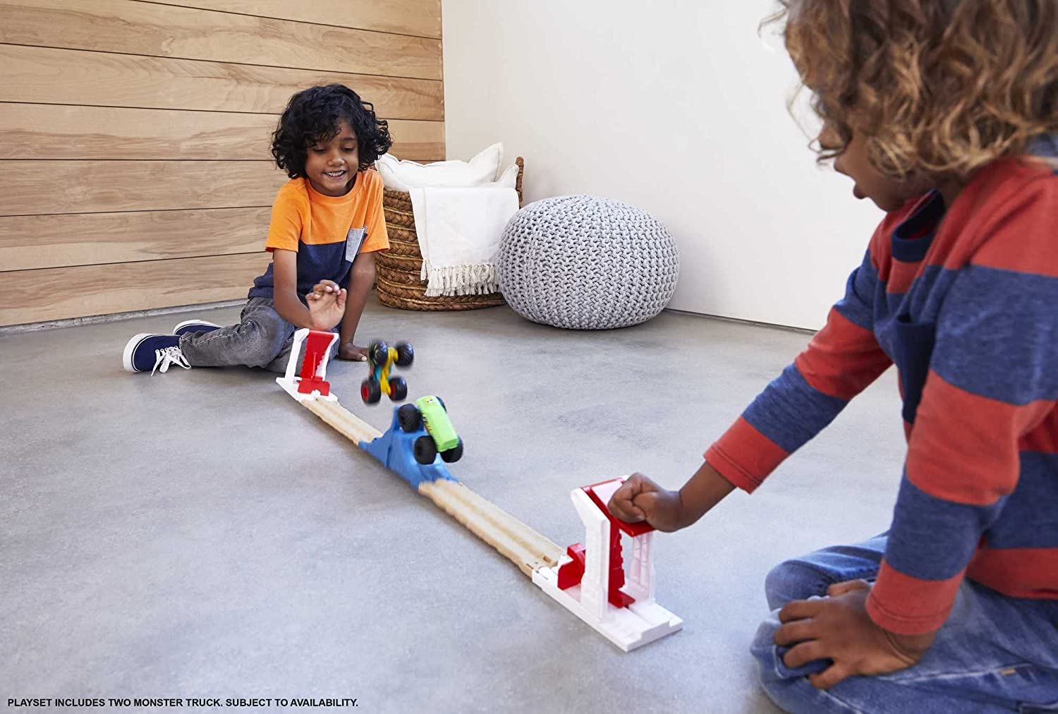 Buy Hot Wheels Monster Trucks Double Destruction 3 in 1 Play Set | Yallatoys.com