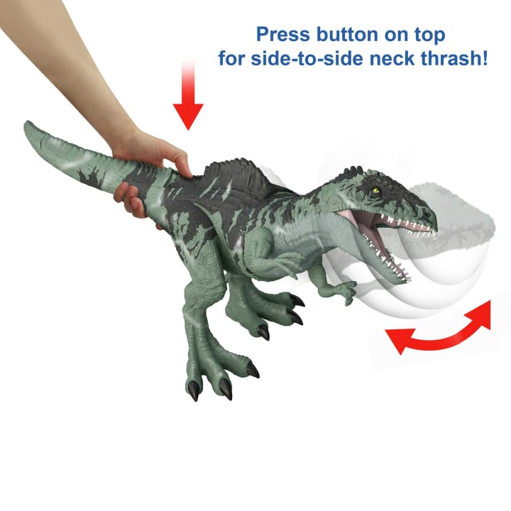 Buy Jurassic World Dominion Dinosaur Figure Strike N Roar Giganotosaurus | Yallatoys.com