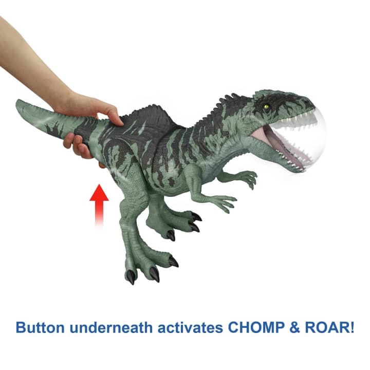 Buy Jurassic World Dominion Dinosaur Figure Strike N Roar Giganotosaurus | Yallatoys.com