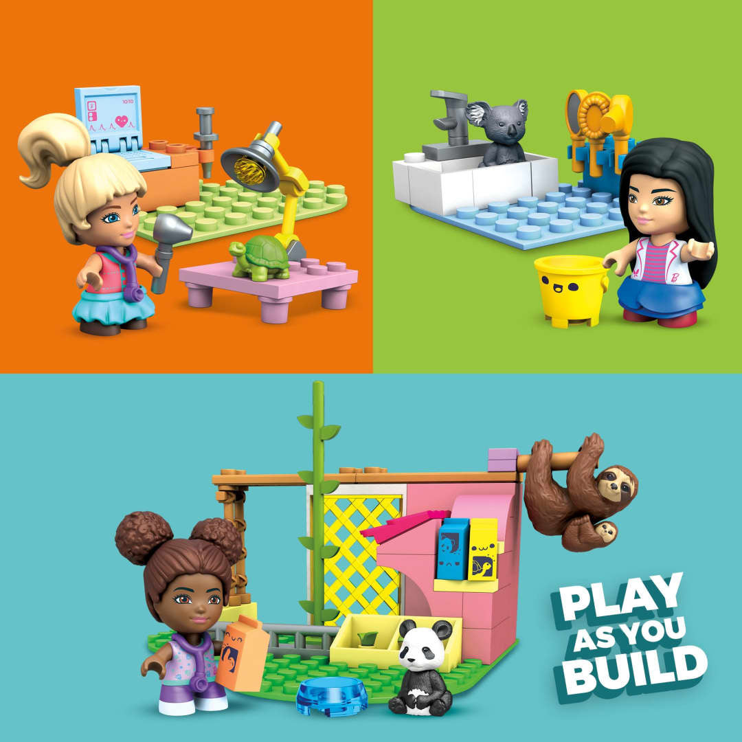 Buy Barbie Mega Construx Animal Grooming Station | Yallatoys.com