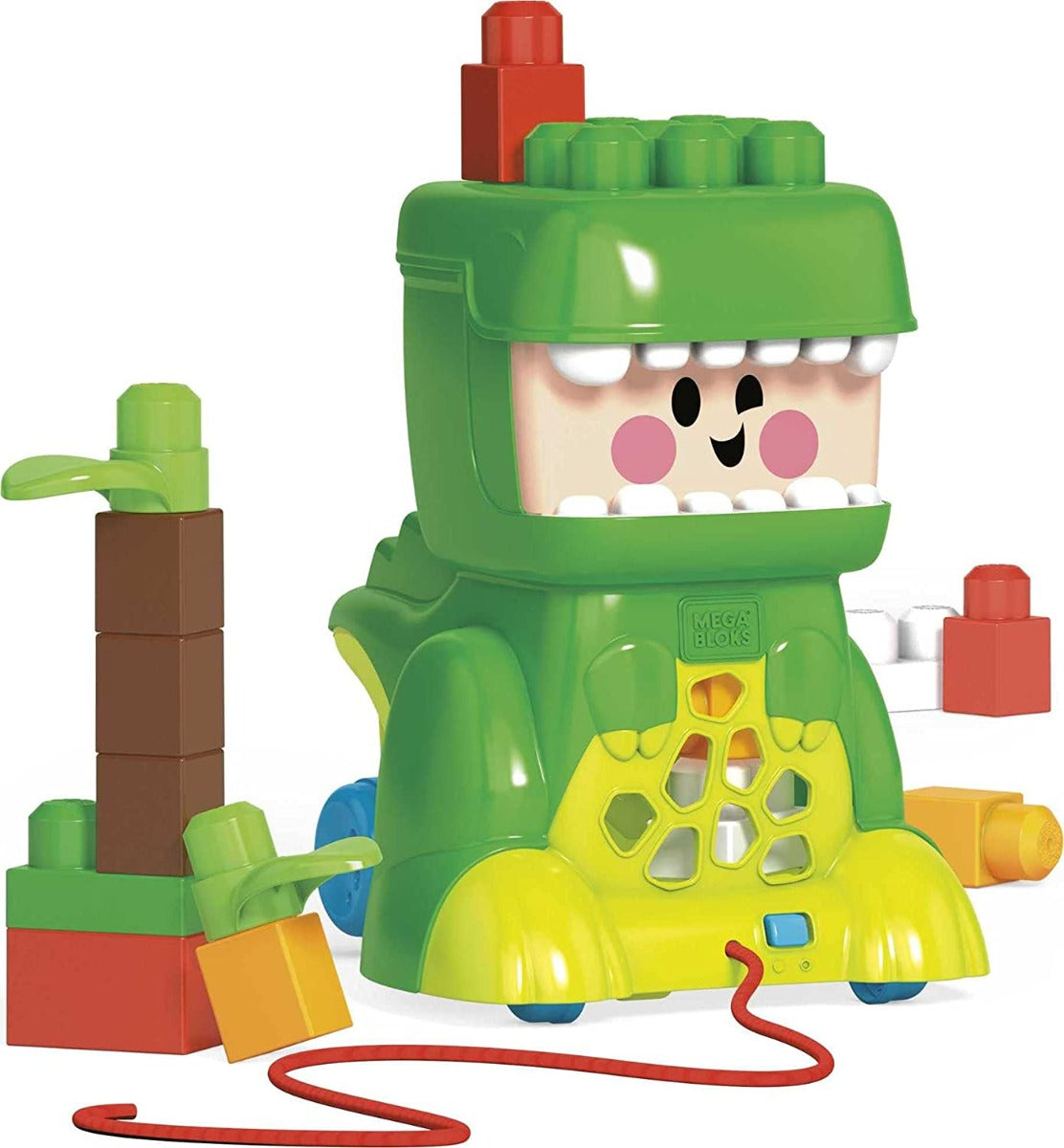 Buy Mattel Mega Blocks Jammy Stackers Roll & T-Rex | Yallatoys.com