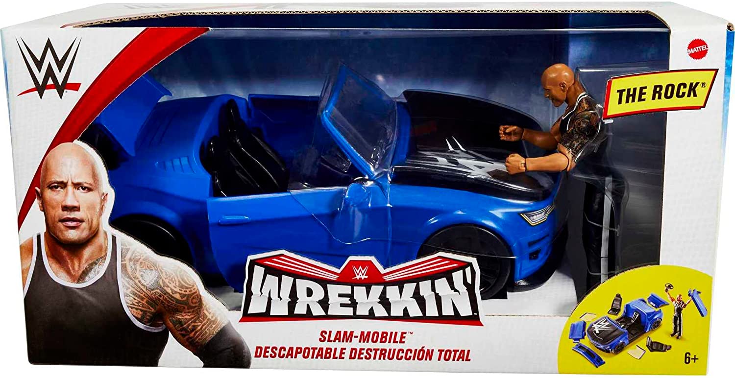 Buy WWE Wrekkin Slam Mobile Vehicle with The Rock | Yallatoys.com
