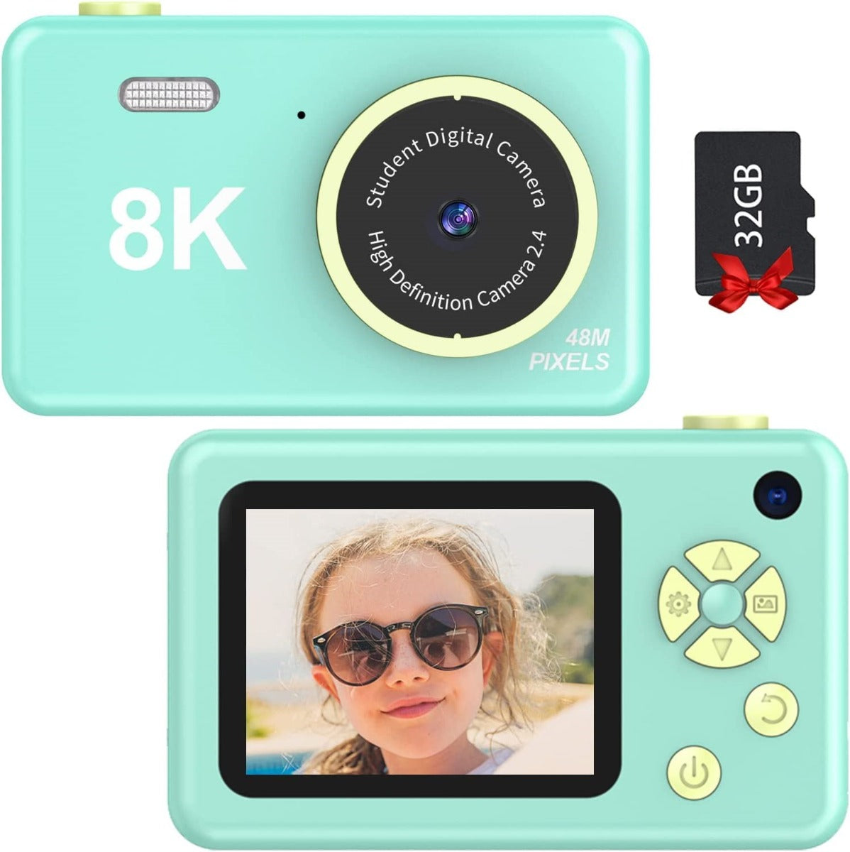 Buy My Cam Children 8K Digital Camera Green | Yallatoys.com
