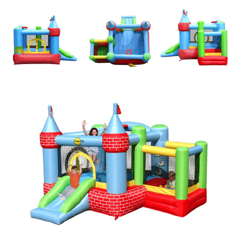 Buy Happy Hop Castle Bouncer With Farmyard Ballpit | Yallatoys.com
