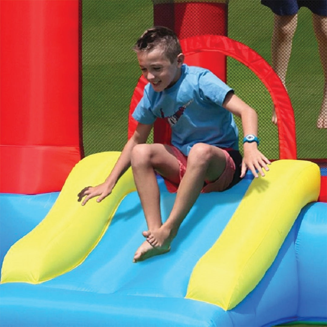 Buy Happy Hop Castle Bouncer with Slide & Hoop | Yallatoys.com