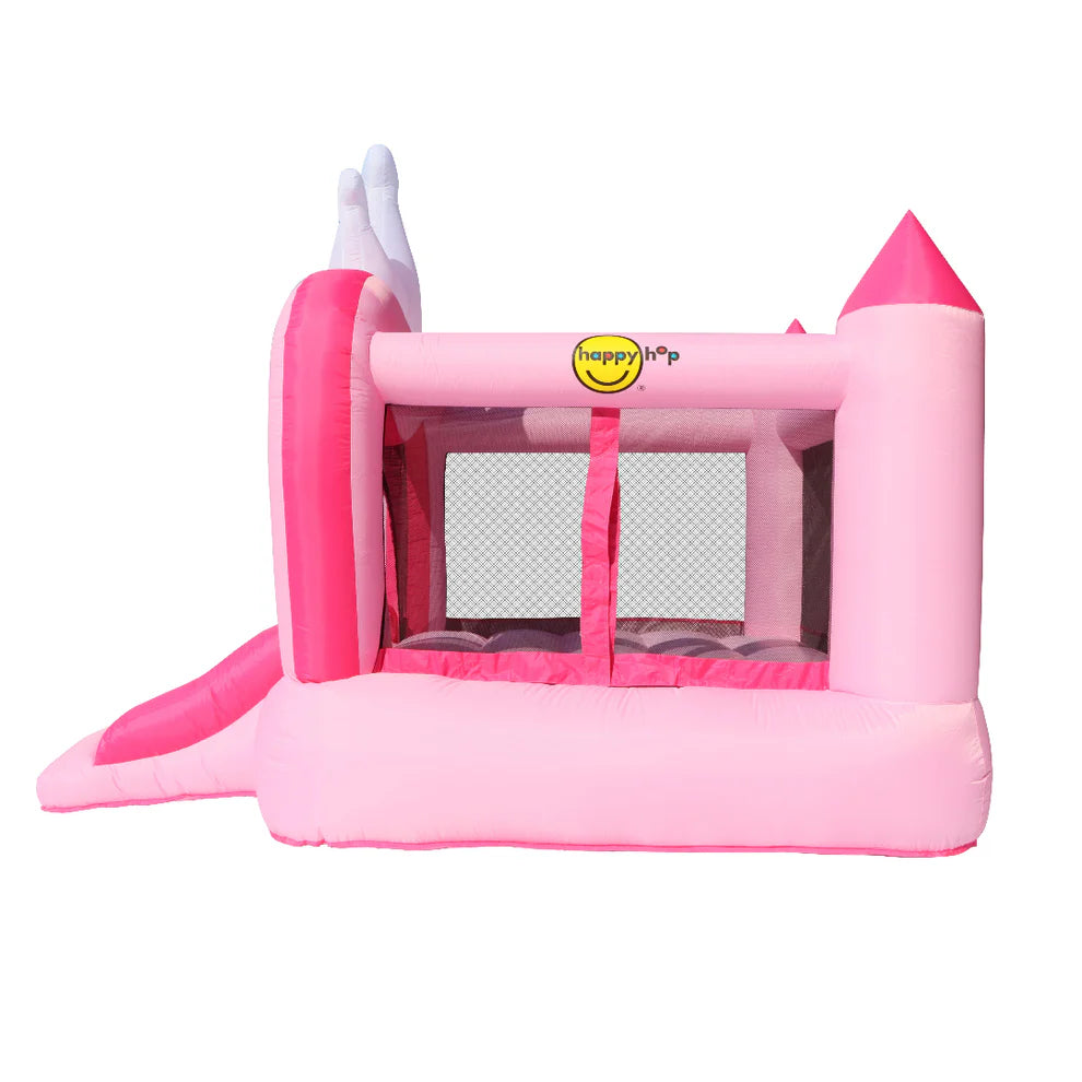 Buy Happy Hop Princess Castle Bouncer with Slide | Yallatoys.com