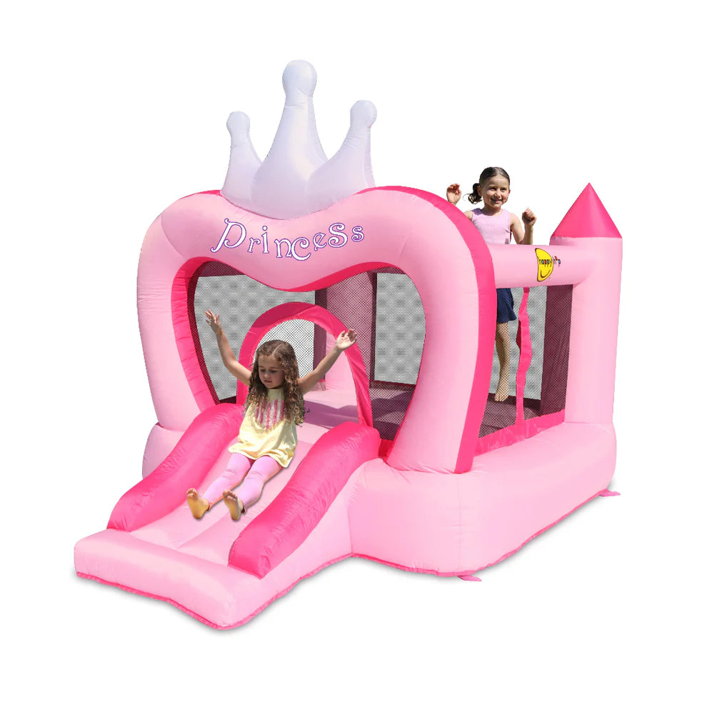 Buy Happy Hop Princess Castle Bouncer with Slide | Yallatoys.com