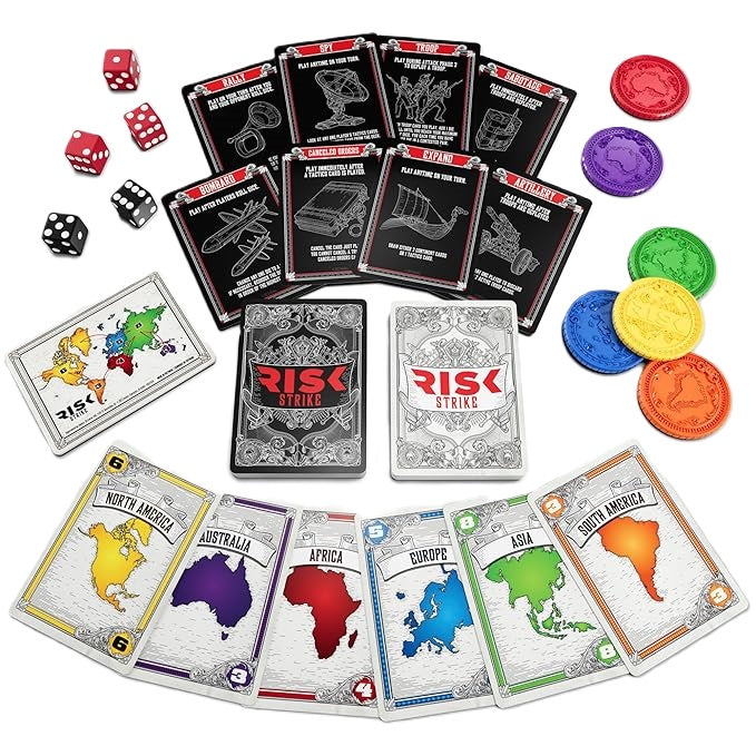 Buy Risk Strike Cards And Dice Game | Yallatoys.com