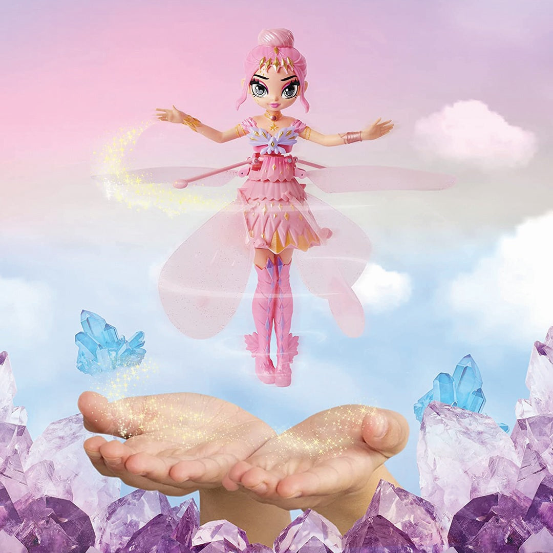 Buy Hatchimals Pixies, Crystal Flyers Pink Magical Flying Pixie Toy | Yallatoys.com