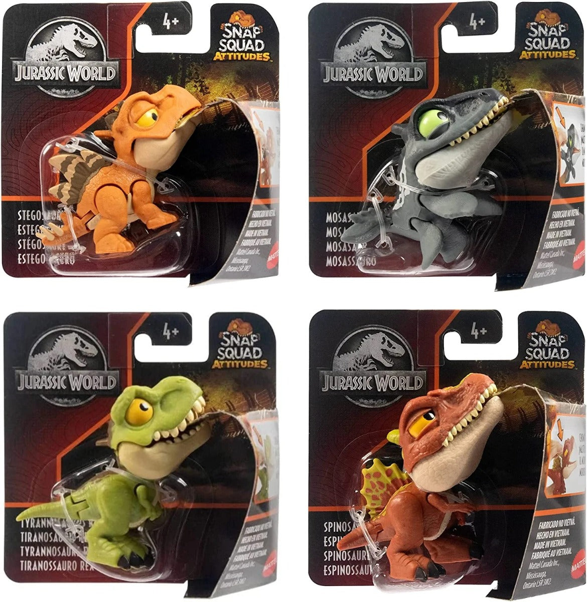 Buy Jurassic World Snap Squad Attitudes Mini Dino (Sold Separately Subject to Availability) | Yallatoys.com
