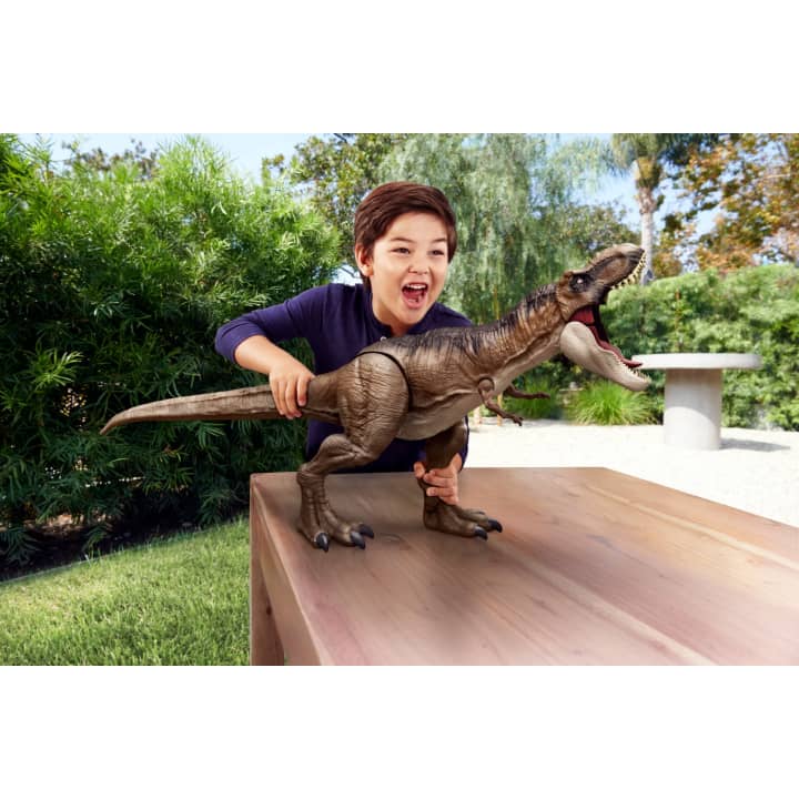 Buy Jurassic World Super Colossal Tyrannosaurus Rex Dinosaur Figure | Yallatoys.com