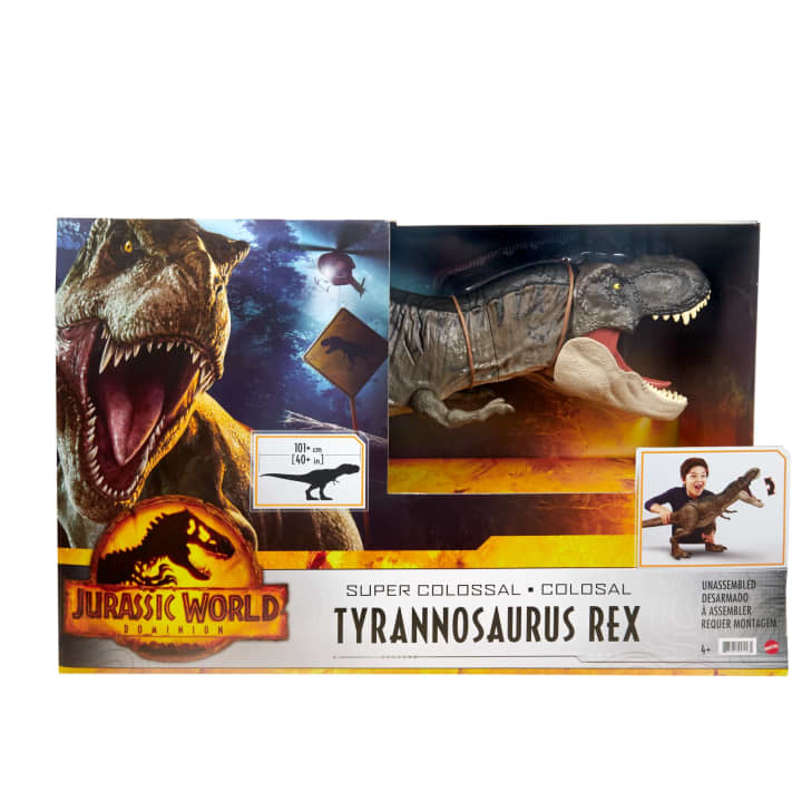 Buy Jurassic World Super Colossal Tyrannosaurus Rex Dinosaur Figure | Yallatoys.com