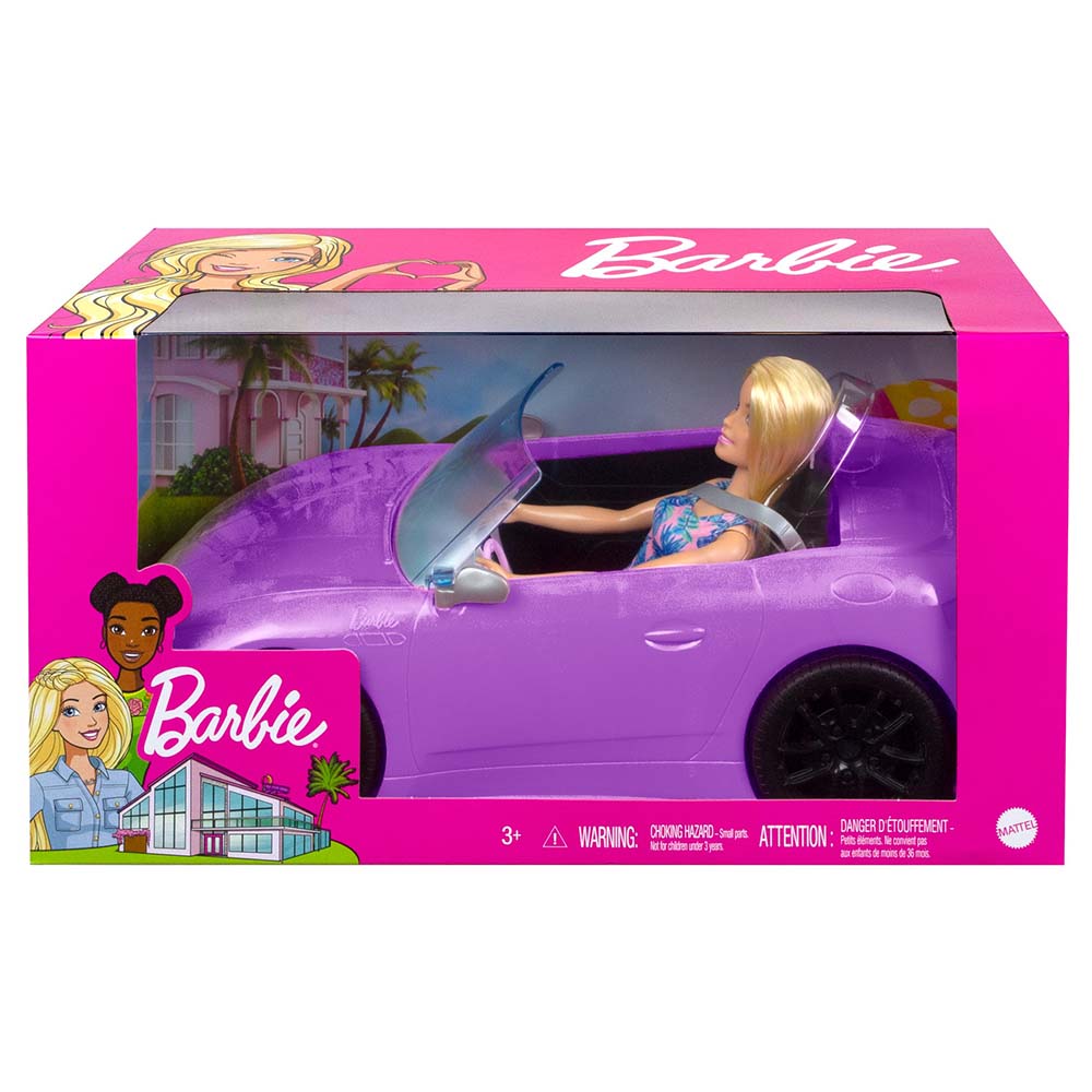 Buy Barbie Glam Convertible Vehicle with Doll | Yallatoys.com