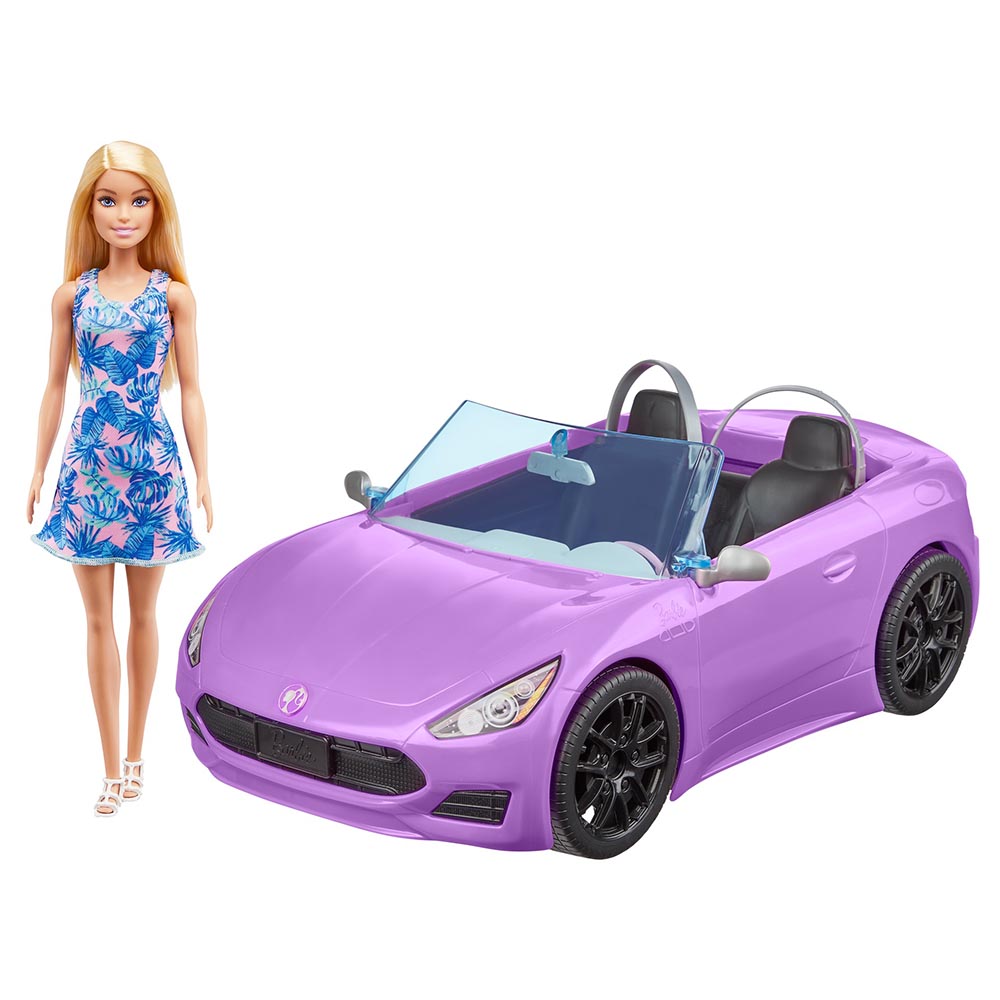 Buy Barbie Glam Convertible Vehicle with Doll | Yallatoys.com