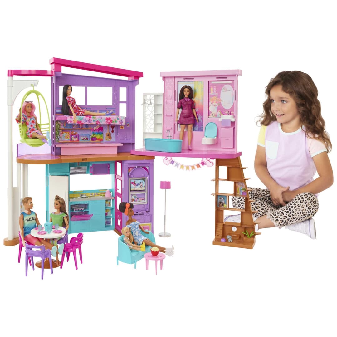 Buy Barbie Vacation House Playset With 30Pieces | Yallatoys.com