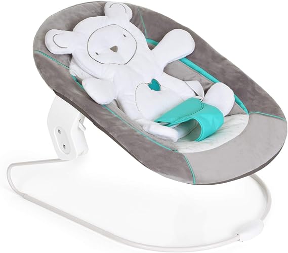 Hauck Alpha Bouncer 2 In 1 Cosy Baby Rocker  Bear Hearts Grey Hauck Yallatoys