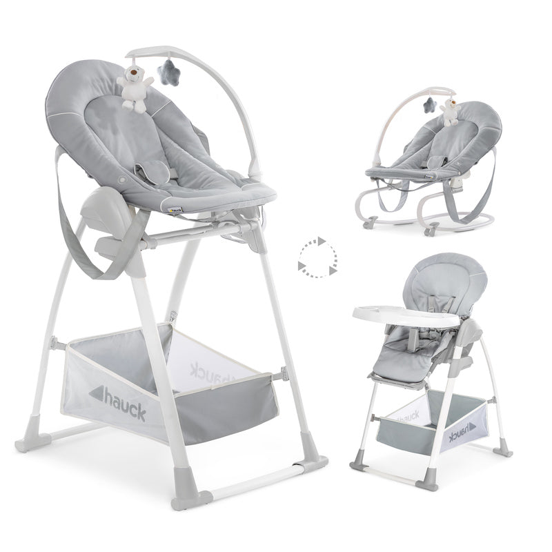 Hauck Sit N Relax 3in1 Stretch Grey Hauck Yallatoys