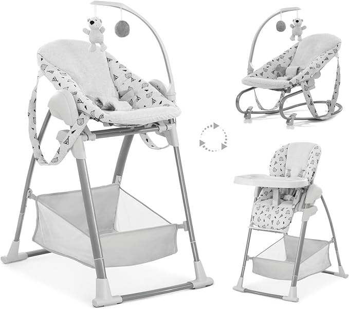 Hauck Sit N Relax Highchair 3 in 1 Nordic Grey Hauck Yallatoys