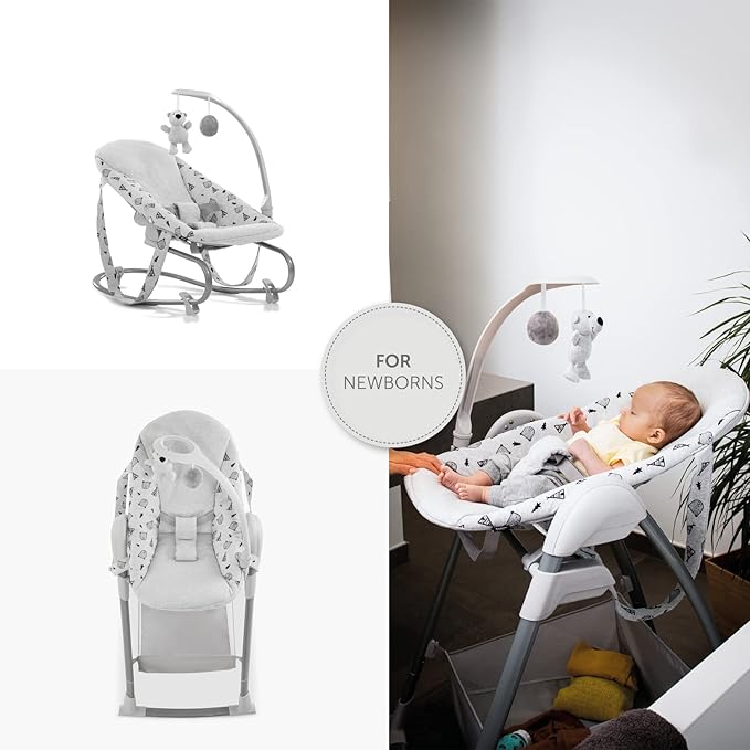 hauck sit'n relax Hauck Sit N Relax Highchair 3 in 1 Nordic Grey – Yallatoys