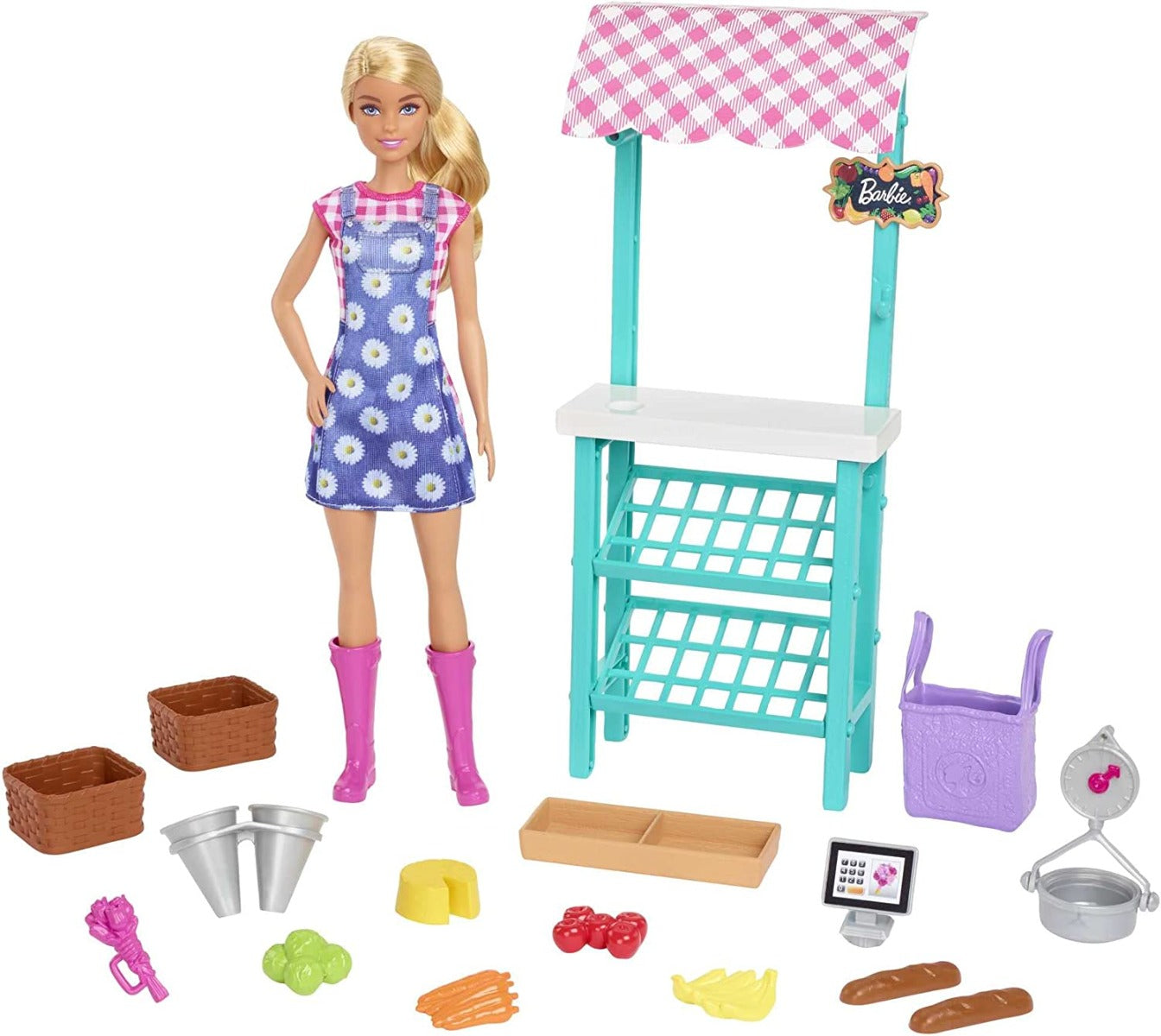 Buy Barbie Farmers Market Playset with Doll | Yallatoys.com