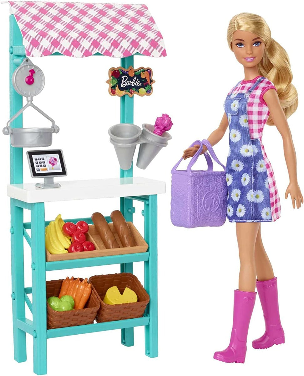 Buy Barbie Farmers Market Playset with Doll | Yallatoys.com