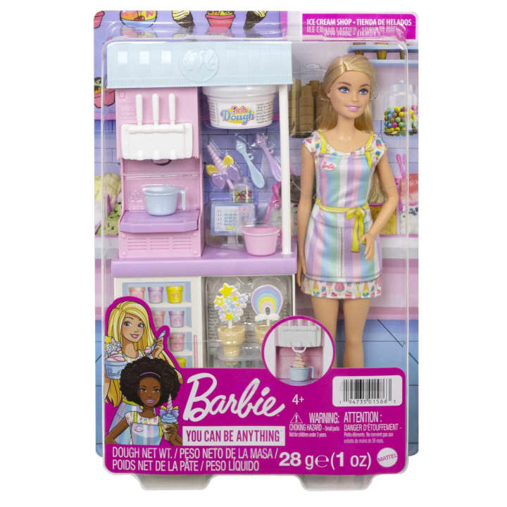 Buy Barbie Ice Cream Shop Keeper Playset | Yallatoys.com