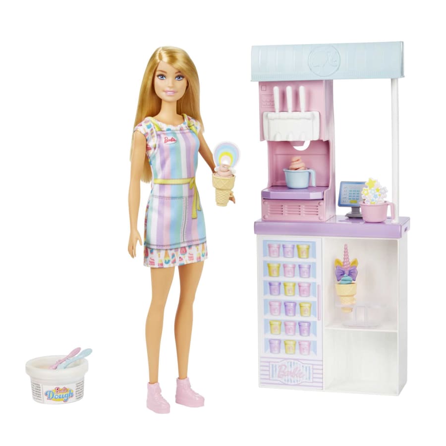 Buy Barbie Ice Cream Shop Keeper Playset | Yallatoys.com