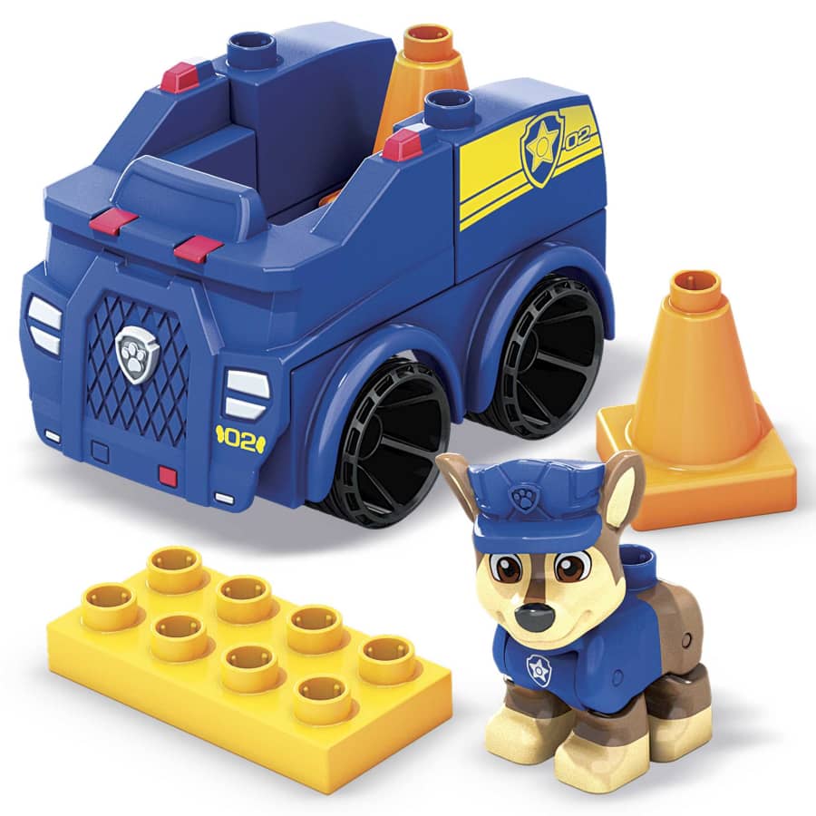 Buy Mega Bloks Paw Patrol Chase Police Car Building Set | Yallatoys.com