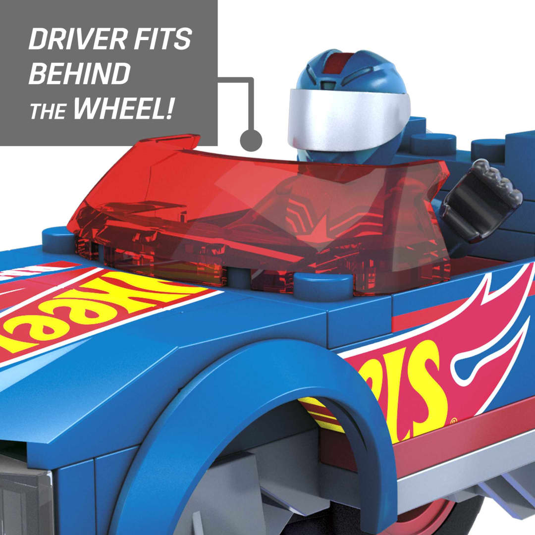 Buy Hot Wheels Mega Race Ace Monster Truck Building Set | Yallatoys.com