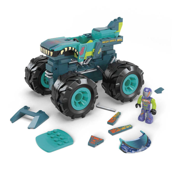 Buy Hot Wheels Mega Wrex Monster Truck Building Toys | Yallatoys.com