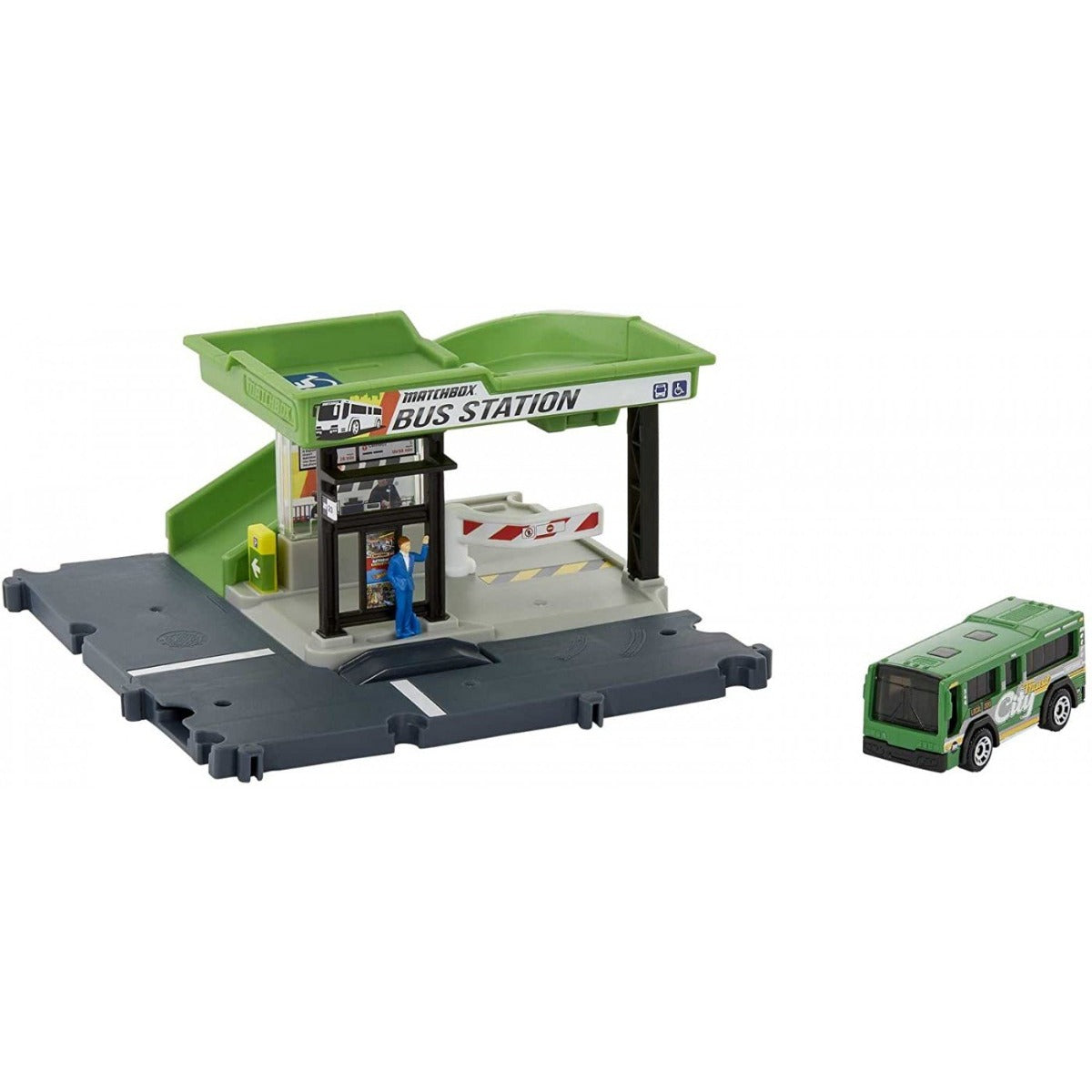 Buy Matchbox Action Drivers Bus Station Playset | Yallatoys.com