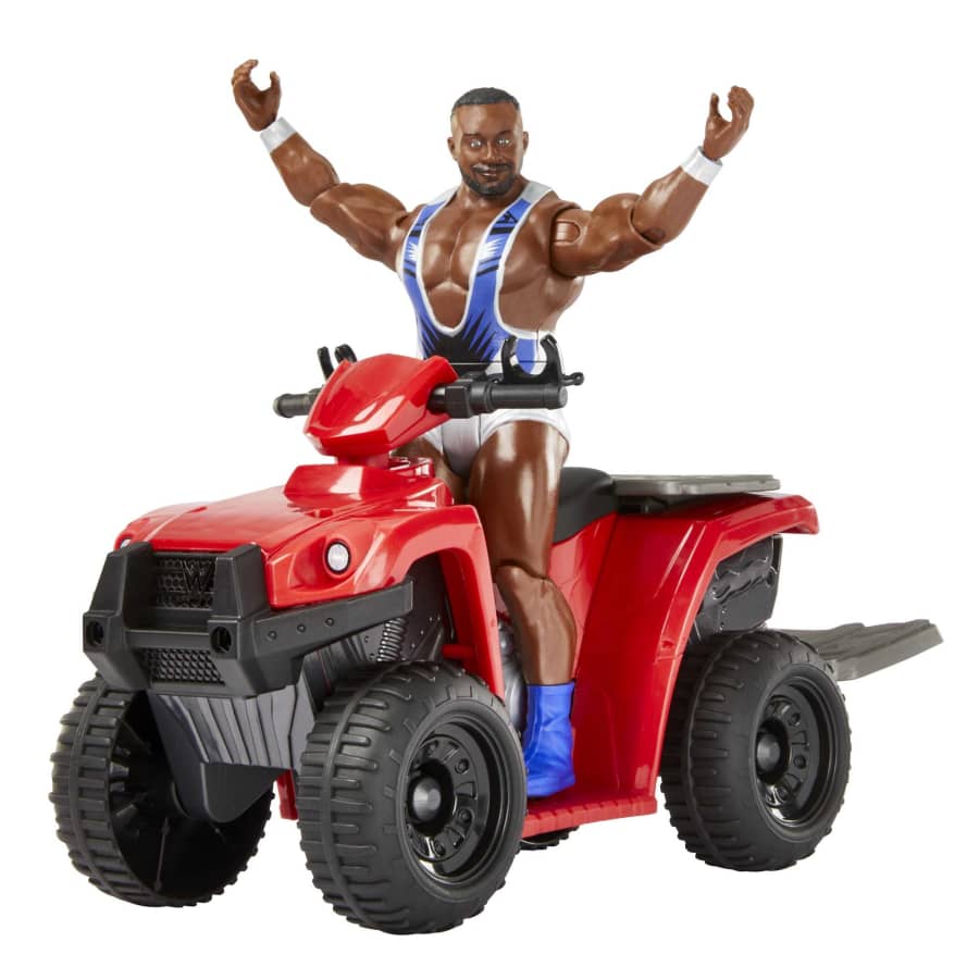 Buy WWE Action Figure Vehicle Wrekkin Slam N Spin ATV With Big E | Yallatoys.com