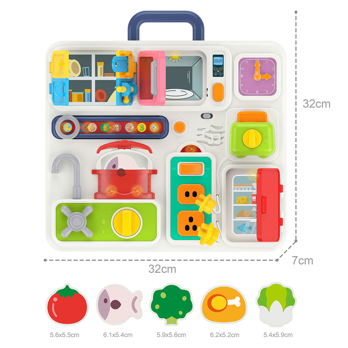 Buy Little Chef Busy Board Puzzle Learning Toys | Yallatoys.com