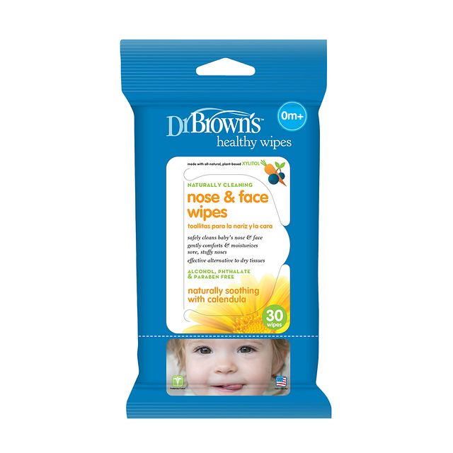 Buy Dr.Browns Nose & Face Wipes  30 Pack | Yallatoys.com