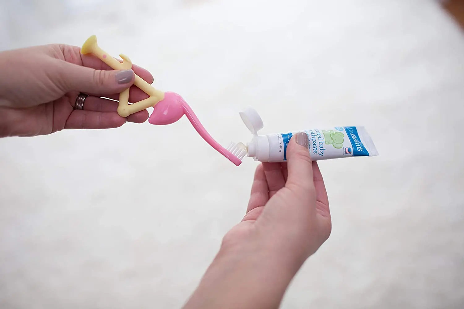 Dr Browns Infant to Toddler Toothbrush Pink Flamingo Dr Browns Yallatoys