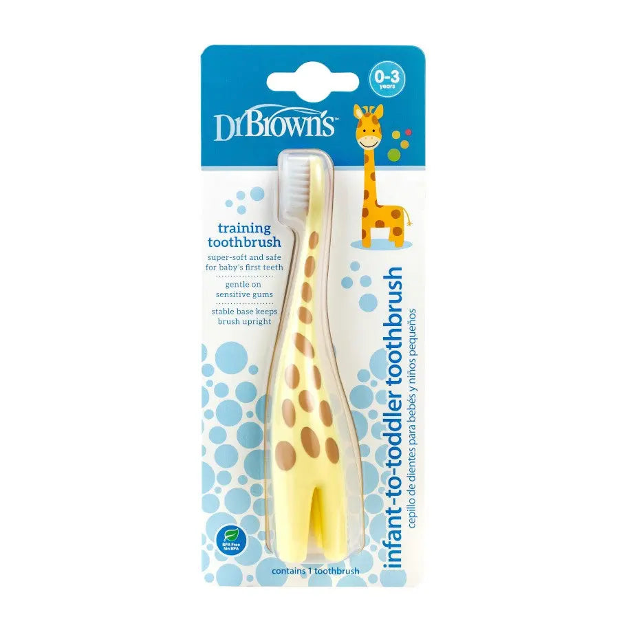Dr Browns Infant to Toddler Toothbrush Giraffe Yallamomz Yallatoys