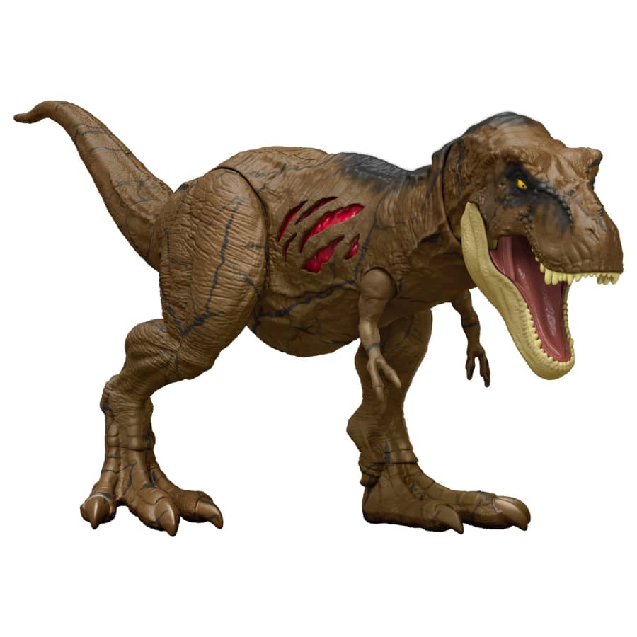 Buy Jurassic World Dominion Extreme Damage T Rex Dinosaur Figure | Yallatoys.com