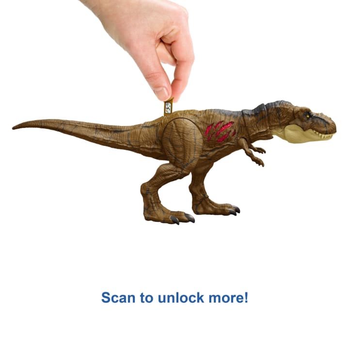 Buy Jurassic World Dominion Extreme Damage T Rex Dinosaur Figure | Yallatoys.com