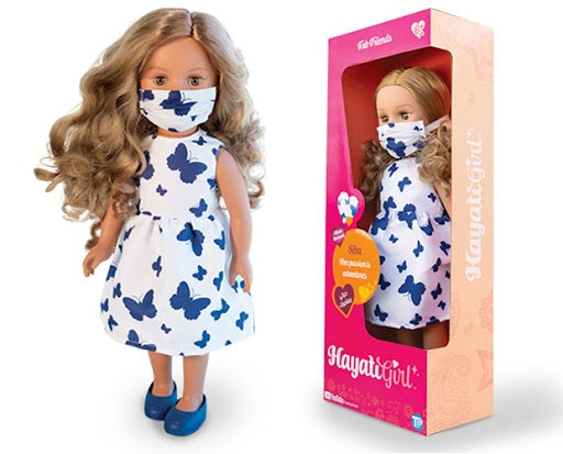 Buy Hayati Girl Siba With Mask 18inch Doll | Yallatoys.com